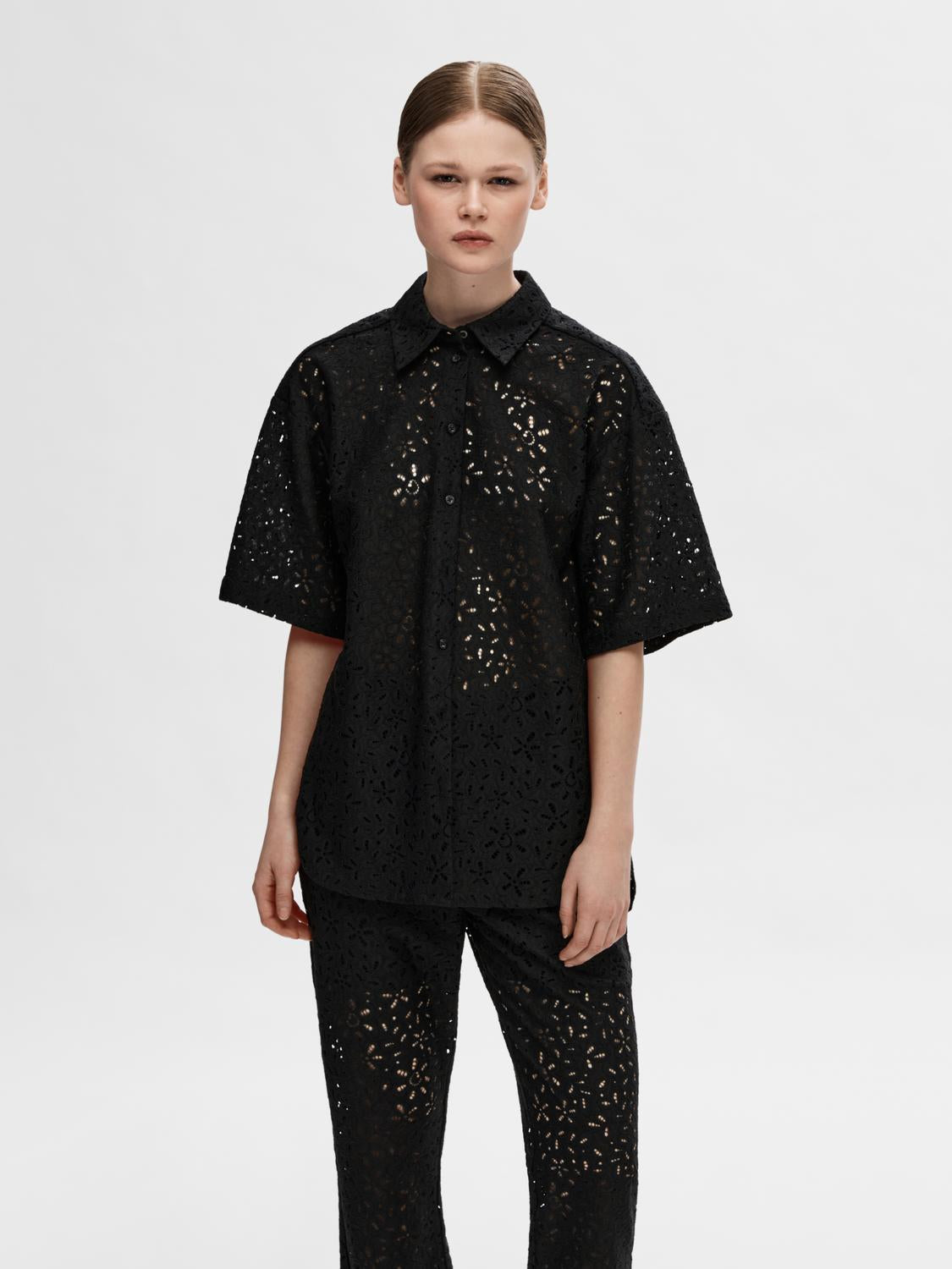 SLFKAROLA Shirts - Black